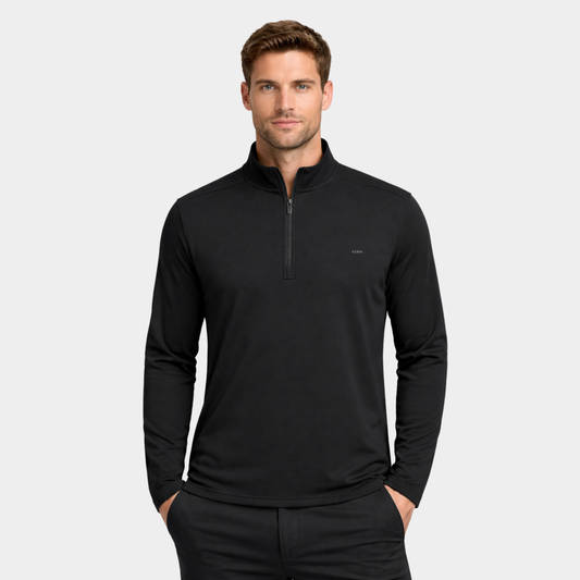 Classic Black 1/4 Zip Up
