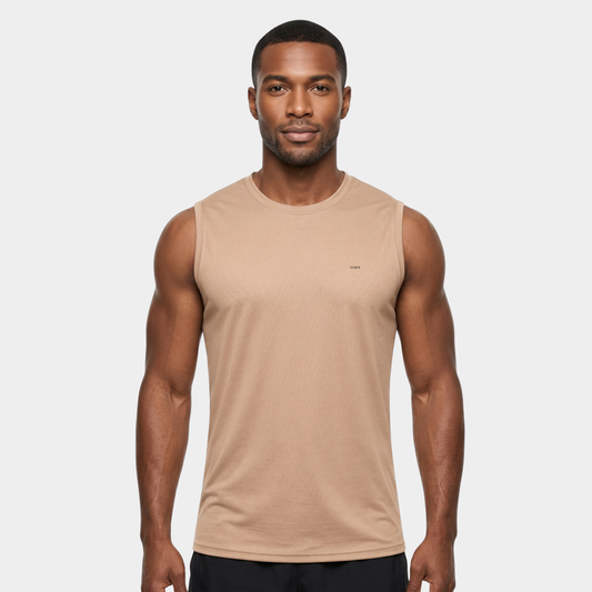 Sand Sleeveless T-shirt