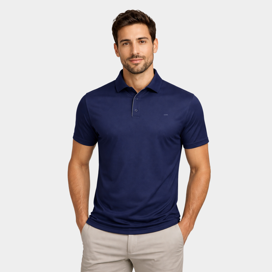 Navy Polo Collared T-shirt