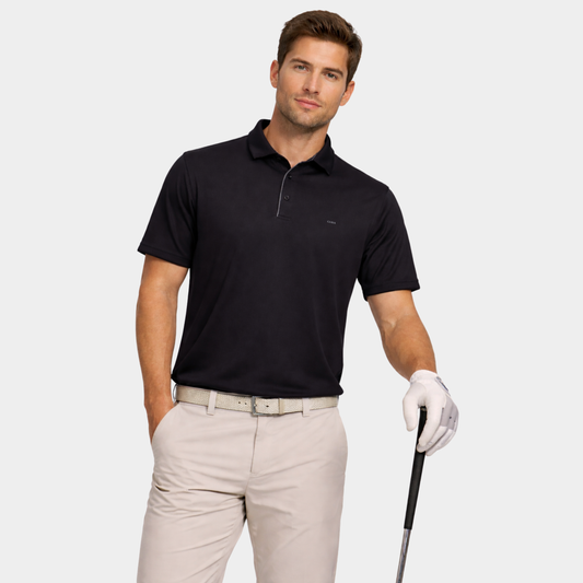 Black Polo Collared T-shirt