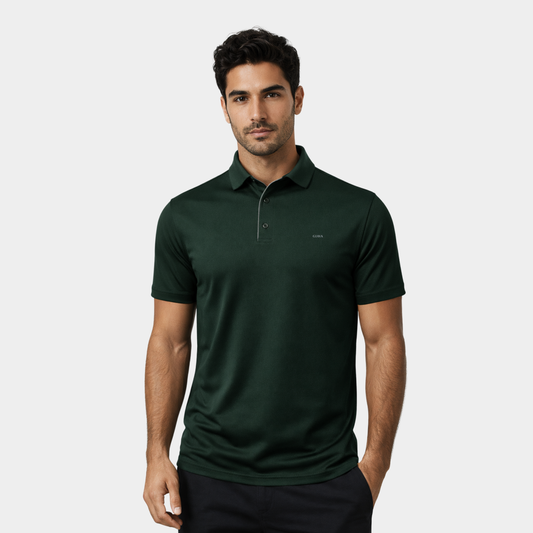 Emerald Polo Collared T-shirt