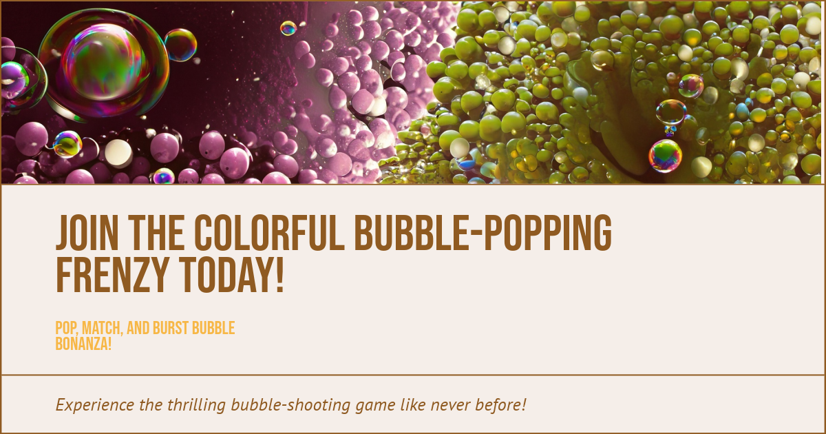 Bubble Shooting Game